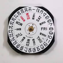 Механизм для часов VX43E VX43, оригинальный японский кварцевый механизм с тремя контактами, двойным календарем и окошком, на батарейках 2024 - купить недорого