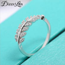 Punk New Crystal Leaf Finger Rings For Women Antique Ring Christmas Gifts Jewelry 2020 2024 - buy cheap