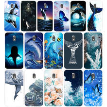 77AA Whale Fish Wave Sea gift Soft Silicone Tpu Cover phone Case for Samsung Galaxy J2 J4 Prime J6 Plus J7 2016 2017 case 2024 - buy cheap