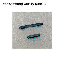 Кнопка включения/выключения питания для Samsung Galaxy Note 10 + кнопка регулировки громкости, набор боковых кнопок, Запчасти для Samsung Galaxy Note10 2024 - купить недорого