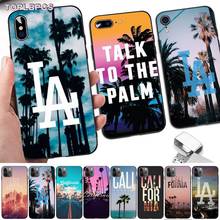 Funda de teléfono de goma suave de viaje Los Ángeles, California, para iphone 13, 8, 7, 6, 6S Plus, X, 5S, SE 2020, XR, 11, 12 pro, XS MAX 2024 - compra barato