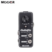 MOOER Audiofile Headphone Amplifier Effect Pedal Built-in Analog Speaker Cabinet Simulation True Bypass Metal Amp Guitar Pedal 2024 - buy cheap