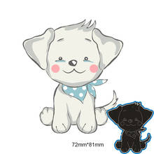 72*81mm Cute puppy New Arrival Frame Cutting Dies Stencil DIY Scrapbooking Photo Album Embossing Paper Card 2024 - buy cheap