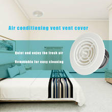 Grelha de ventilação de ar redonda ajustável, 1 peça, 3/4/5/6/8 polegadas, para quarto, banheiro, cozinha 2024 - compre barato