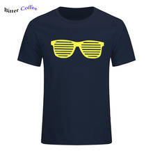New Fashion Cool Sunglasses Slogan T Shirt Men Summer Cotton Short Sleeve Funny Tshirt Streetwear Fitness T-Shirt Men Tops Tees 2024 - buy cheap