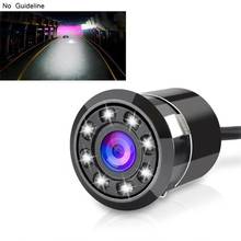 Car Rear View Camera 170 Degree Auto Reversing Parking Monitor 8 LED Night Vision CCD Waterproof HD Video with high quality cool 2024 - buy cheap