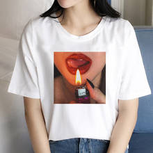 Женская рубашка в винтажном стиле, vegan jersey, Панк крутая футболка для девочек, Женская сорочка, camisas, топы, одежда с принтом, Harajuku, футболка, одежда 2024 - купить недорого