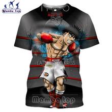 Mamba Top 2020 3D Hajime No Ippo T Shirt Men Anime Japan Comic Women Boxer Tshirt Eagle Village Guard Men's T-shirts Unisex Tees 2024 - buy cheap