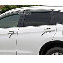 For Honda CRV CR-V 2012 2013 2014 Car Styling Cover Detector Trim ABS Chrome External Door Bowl Stick Lamp Frame Moulding 8pcs 2024 - buy cheap