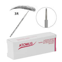 50pcs  Microblading Needles Tattoo Needles Shading Blades  3 5 7 18 21r  Eyebrow Lips  Agulhas Tebori Permanent 2024 - buy cheap