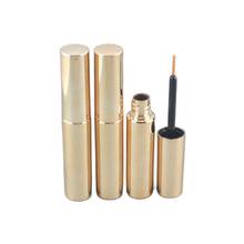 Plastic Gold Top Grade Eyeliner Glue Packing Bottle 8ML Professional Makeup Tools Round Gold Elegant Eyeliner Tube 50pcs/lot 2024 - buy cheap