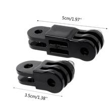 Adaptador de conector de extensión larga para GoPro 5/4/3, brazo pivotante de 3 vías, montaje de casco 2024 - compra barato