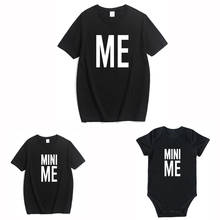 Camiseta mãe e filha, conjunto de roupas para a família, eu e mini-me 2024 - compre barato