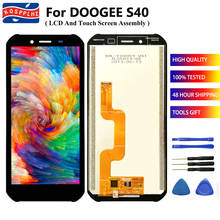 100% testado de alta qualidade para doogee s40 display lcd + touch screen sensor montagem substituição 5.5 "para doogee s40 cola 2024 - compre barato