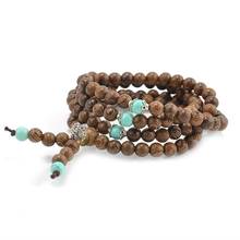 NEW 108 Sandalwood Buddhist Buddha Meditation Prayer Bead Mala Bracelet Necklace 2024 - buy cheap