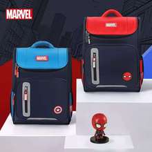 Genuine Disney New School Bags for Boys Primary Student Shoulder Orthopedic Backpack Spider Man Captain America Mochila Escolare 2024 - buy cheap