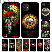 Мягкий силиконовый чехол для телефона из ТПУ guns n roses The Crow flower для iphone 5 5s 5c se 6 6s 7 8 plus x xs xr 11 pro max 2024 - купить недорого