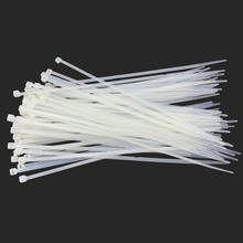 100PCS Nylon Cable Ties White Cable Wire Ties Self Locking Zip Ties 120mm 150mm 200mm 250mm 300mm 350mm 400mm 2024 - buy cheap