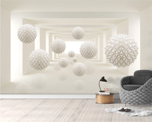 Beibehang-papel tapiz con diseño de esfera nórdica para decoración del hogar, papel tapiz con diseño de Pilar clásico, personalizado, moderno, para dormitorio y sala de estar 2024 - compra barato