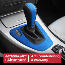 BetterHumz Alcantara Gear Shift Cover Handle Protection Sleeve For BMW E90 E92 E93 2005-2012 Car Styling Modified RHD LHD 2024 - buy cheap
