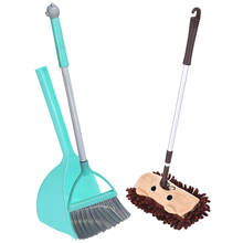 Mini Housekeeping Cleaning Tools Set for Children,3Pcs Include Complete Adorable Small Mop, Small Broom, Small Dustpan for Kids 2024 - buy cheap