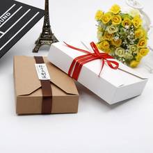 10PC 19.5*12.5*4cm Kraft Paper/White Gift Boxes Envelope Box Cards Presentation For Wedding Styled Invitation T7M9 2024 - buy cheap