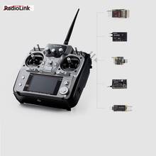 RadioLink AT10 II 2.4Ghz 10CH RC Transmitter with R10D II Receiver PRM-01 Voltage Return Module for RC Helicopter Quadcopter 2024 - buy cheap