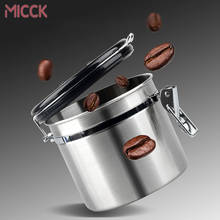 MICCK Metal Coffee Storage Coffee Container Storage Canister Bottle Stainless Steel  Coffee Storage Jar Nut Sugar Tea Container 2024 - buy cheap