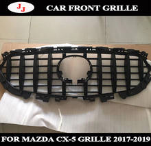 Rejilla delantera para coche MAZDA CX-5 CX5, embellecedor de máscara EXTERIOR de malla frontal, parachoques delantero ABS modificado, 2017, 2018 2024 - compra barato