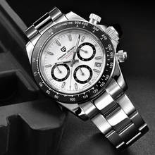 PAGANI DESIGN 2020 New Men Watches Sports Quartz Watch Men Steel Waterproof Male Clock Fashion Chronograph Relogio Masculino+Box 2024 - buy cheap