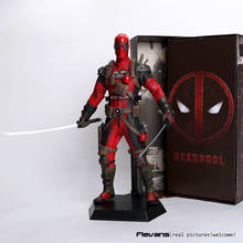 Crazy Toys Deadpool PVC Action Figure Collectible Model Toy 12" 30cm red / sliver 2024 - buy cheap