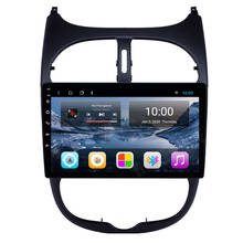 Автомобильный мультимедийный сенсорный экран Roverone для Peugeot 206 206CC 206SW навигация GPS Navi Sat медиаплеер MP3 радио стерео приемник 2024 - купить недорого