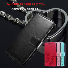 For OPPO A9x OPPO A9 OPPO A9 2020 Flip Phone Case For OPPO AX5s OPPO A9 x AX5 s Coque Funda Leather Wallet Cover Capas 2024 - buy cheap