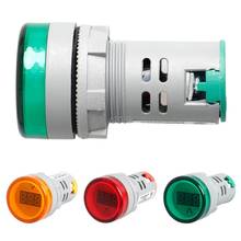 Luces de voltímetro con pantalla Digital, 22mm, V-450V CA 60, indicador Combo T16, envío directo, nuevo 2024 - compra barato
