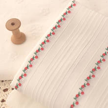 Tela de encaje de algodón con estampado colorido, tejido Jacquard de algodón para accesorios de ropa DIY, ancho de 140cm, 1 yarda 2024 - compra barato