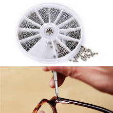 Kit para reparo de óculos, conjunto de parafusos pequenos em aço inoxidável com 12 tipos de parafusos para relógio, óculos e relógios 2024 - compre barato