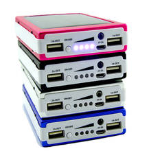 Cargador de batería portátil para teléfono móvil, caja de bricolaje con USB Dual, linterna, 5x18650, 18650 2024 - compra barato