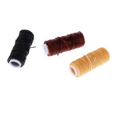 Kit de agujas de coser a mano, herramienta para artesanía de cuero, hilo encerado, punzón, dedal, 12 piezas 2024 - compra barato