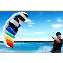 Надувной воздушный змей для серфинга, парафойл, для летнего пляжа, водных видов спорта 2024 - купить недорого
