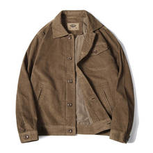Mcikkny jaquetas e casacos masculinos, jaquetas de veludo vintage uso externo para homens roupas de tamanho único 2024 - compre barato