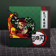 Demon Slayer Kimetsu no Yaiba Metal Bedge Bags Sabito Zenitsu Inosuke Tanjirou Anime Cosplay Badge Button Brooch Pin Souvenir 2024 - buy cheap