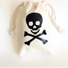 personalized  Pirate  party favors bags Pirate  theme party  Skull and crossbones kit  bag cutom Bacholer party favors kit bag 2024 - buy cheap