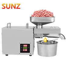 Sunz lbt02 máquina de extração de óleo, prensa de óleo de aço inoxidável, automática, extração de óleo de amendoim, coco, azeitona extrator, 110/220v 2024 - compre barato
