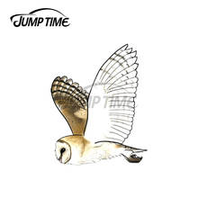 JumpTime 13 x 6.8cm For Barn Owl Car Sticker Motorcycle Surfboard Refrigerator Decoration Scratch Proof Waterproof Decal 2024 - buy cheap