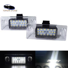 2pcs White LED Rear Number License Plate Lights lamp for Audi A4 B5 A3 8L facelift car styling Free Error 2024 - buy cheap