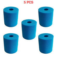3/5/10 PCS Reusable Washable Swimming Pool Filter Foam Sponge Cartridge For Intex Type H Cleaning Replacement 202 2024 - buy cheap