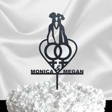 Silhouette Cake Topper - Custom Wedding Cake Topper Mrs And Mrs -LESBIAN WEDDING Cake Toppe。 Same Sex Wedding Cake Topper 2024 - buy cheap