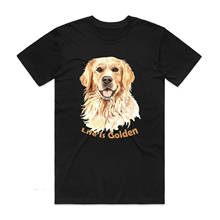 Абсолютно новая жизнь золотой ретривер собака мужчины и женщины мужчины футболка. Размер S - 3XL. 2024 - купить недорого