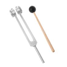 OM 136.1Hz Aluminium Alloy Tuning Fork Chakra Hammer Ball Diagnostic Healing Tool for Eliminating Stress 2024 - buy cheap