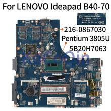 For LENOVO Ideapad B40-80 N40-80 3805U R5 M330 14' Inch Laptop Motherboard SR210 216-0867030 LA-B091P Notebook Mainboard 2024 - buy cheap